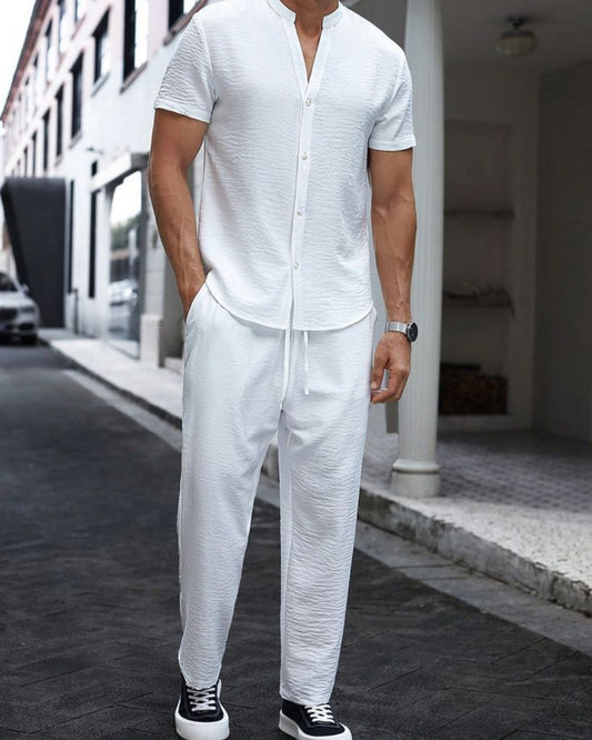 BreezeLuxe Linen Pants